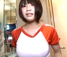 変なコスプレするよりも素の方がよっぽど可愛いショートボブの巨乳カワイコちゃんお小遣い欲しくてヤリパコ体験