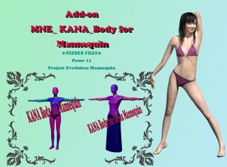 Add-on MNE_ KANA_Body for Mannequin