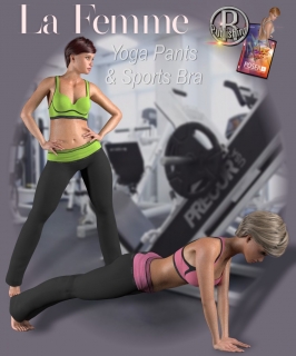 FADS Yoga Pants Sports Bra for La Femme and Poser 11 by RPublishing (), Deecey 