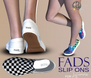 FADS Slip Ons for La Femme and Poser 11 by RPublishing 