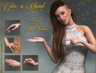 Give a Hand - Hands for La Femme by ilona 