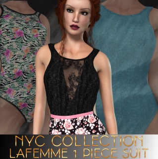 NYC Collection 1 Piece Suit - La Femme by 3DSublimeProductions