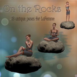 On The Rocks - Poses for La Femme 